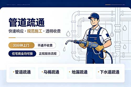 抚顺管道疏通