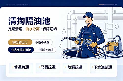 抚顺清掏隔油池